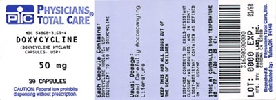 Doxycycline Hyclate Capsules Usp 50 mg (Package Label 01)